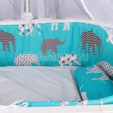 AmaroBaby борт 12 подушек (АмароБейби) Слоники