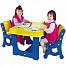 Haenim Toy Детская мебель стол (парта) + 2 стула