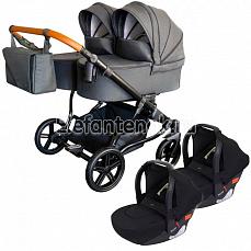 Mikado Tween с автокреслами (Микадо Твин) 02 темно-серый