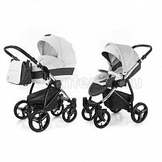 Esspero Grand Newborn Lux 2 в 1 White leatherette (шасси Chrome)