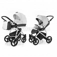 Esspero Grand Newborn Lux 2 в 1 White leatherette (шасси Grey)