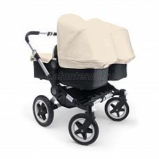 Bugaboo Donkey Twin  black\off white обычный капюшон