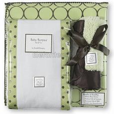 SwaddleDesigns Подарочный набор для новорожденного Gift Set Lime w/BR Mod C