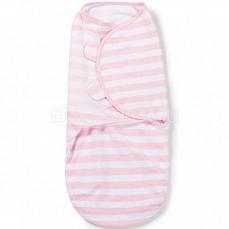 Summer Infant SwaddleMe Конверт для пеленания на липучке размер S/M Розовые полоски
