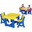 Haenim Toy Детская мебель стол (парта) + 2 стула