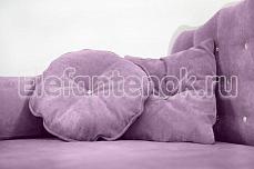 ABC-KING Princess подушки к дивану, комплект Темно-сиреневый квадратная