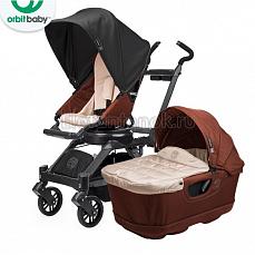 Orbit Baby G3 коляска 2 в 1 Mocha - капюшон Black