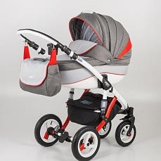 Bebe-Mobile Mario Rainbow Collection 2 в 1 Серый - Графит - Красный  Red Grey