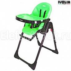 IVOLIA LOVE стульчик для кормления на 4 колесах green