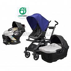 Orbit Baby G3 коляска 3 в 1  Black - капюшон Blueberry