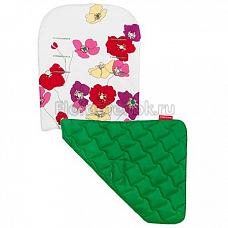 MacLaren Матрас в коляску Reversible Seat Liner open floral snow/jelly bean green ADN18122