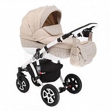 Adamex Gloria (Адамекс Глория коляска 3 в 1) Delux 638K (бежевый)