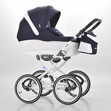 Mr Sandman Voyage Premium 50% кожа 2 в 1 Белый Перфорированный - Темно-Синий в Принт