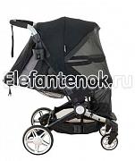 Larktale Москитная сетка на прогулочный блок Coast Insect Cover Black Mesh