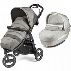 Peg-Perego Book Cross 2 в 1 (с люлькой Culla Elite) (Пег-Перего Бук Кросс Кулла Элит) Class Grey-Luxe Pure