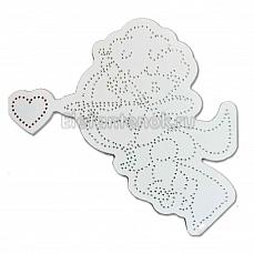 Baby Italia Аппликация на комод Babybath Cupido с кристаллами белая