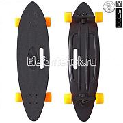 Y-SCOO 409-B Скейтборд Y-SCOO Longboard Shark с ручкой 31" пластик 79х22 с сумкой