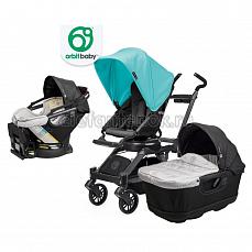 Orbit Baby G3 коляска 3 в 1  Black - капюшон Teal