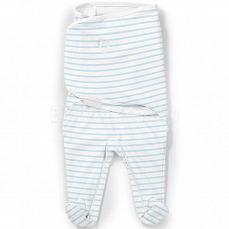 Summer Infant SwaddleMe Footsie Белый-Голубые полоски