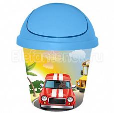 Plastik Репаблик круглая мусорная корзина Sity Cars Цвет не выбран