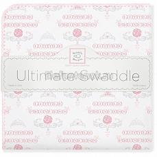 SwaddleDesigns Фланелевая пеленка для новорожденного PP Little Princess