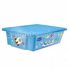 Plastik Репаблик ящик для хранения игрушек X-BOX Свинка Пеппа, 30л, на колесах Голубой