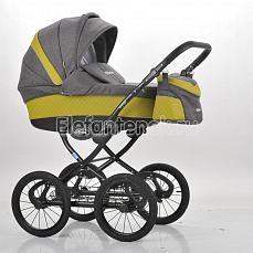 Mr Sandman Voyage Premium 50% кожа 2 в 1 Горчичный Перфорированный - Темно-Серый