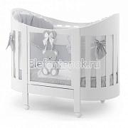 ItalBaby Peluche Oval с матрасом и постельным бельем
