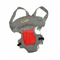 Geoby Рюкзак для переноски детей BD02 HH (серый с красным карманом)