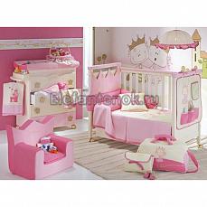 Micuna Princesse кровать+комод Розовый