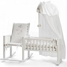 Fiorellino Chadle Комплект колыбель+кресло (Фиореллино Чадл) White