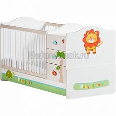 Cilek Baby Safari кроватка-трансформер Белый