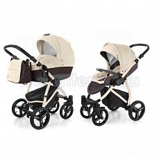 Esspero Grand Newborn Lux 2 в 1 Cream leatherette (шасси Beige)