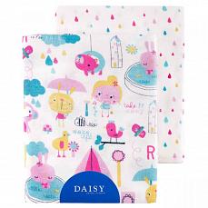 Daisy Девочки Комплект фланелевых пеленок (2 шт.) (Дейзи) Цвет не выбран