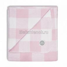 Jollein Плед 100х75 см Pink check (Розовые шахматы)